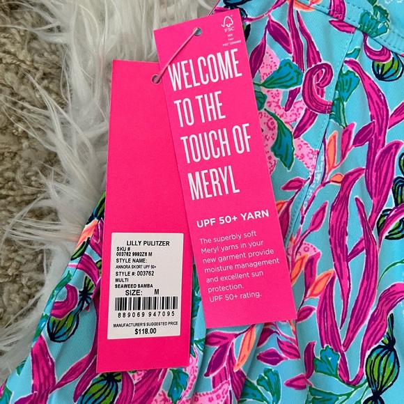 {Lilly Pulitzer} Luxletic® Annora Skort in Multi Seaweed Samba - Women’s Medium - Picture 15 of 15